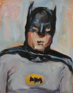 "Batman", Painting by Mary Hayes
